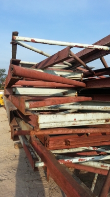 ขายโครงสร้าง 40 เมตร ยาว 72 เมตร 2880 ตารางเมตร มีเฉพาะจั่วกับทัดราคากิโลกรัมละ 15 บาท