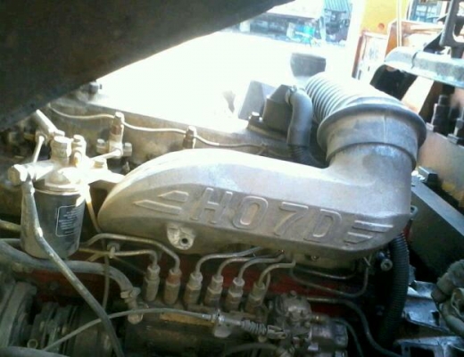 ขายรถบรรทุก6ล้อติดเครน4.5ตัน HINO FF3H เครื่อง 195 HO7D เครื่องดี คัสชีส์สวย เอกสารพร้อมโอนครับ