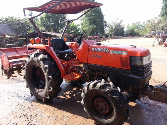 คูโบต้า L3408 4 WD 2 เพลา พร้อมโรตารี่ 1.60 เมตรตราช้าง เดิมๆครับ