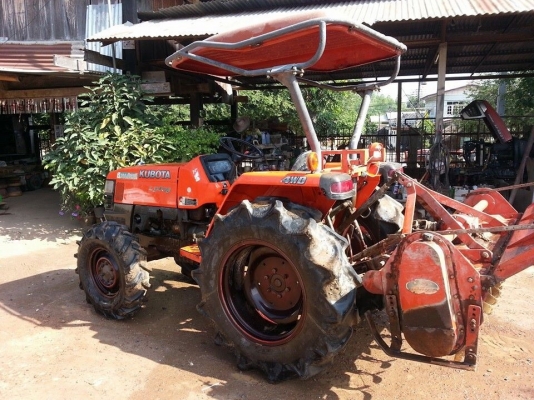 คูโบต้า L3408 4 WD 2 เพลา พร้อมโรตารี่ 1.60 เมตรตราช้าง เดิมๆครับ