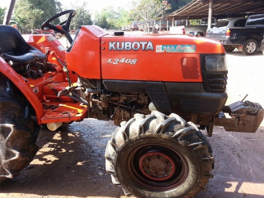 คูโบต้า L3408 4 WD 2 เพลา พร้อมโรตารี่ 1.60 เมตรตราช้าง เดิมๆครับ