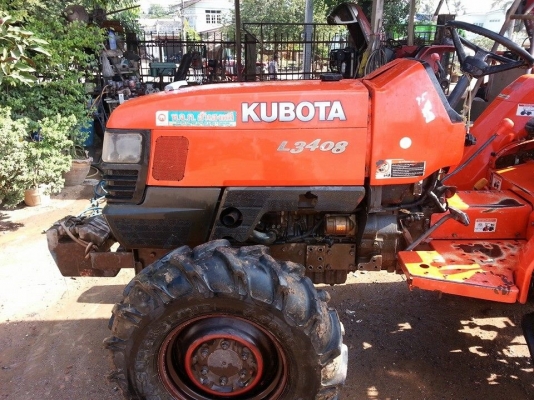 คูโบต้า L3408 4 WD 2 เพลา พร้อมโรตารี่ 1.60 เมตรตราช้าง เดิมๆครับ