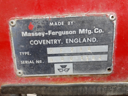 ขายรถไถMassy MF290