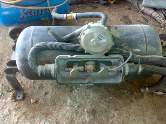 ขายถังแก๊สติดรถยนต์ พร้อมหม้อต้ม 2ชุด