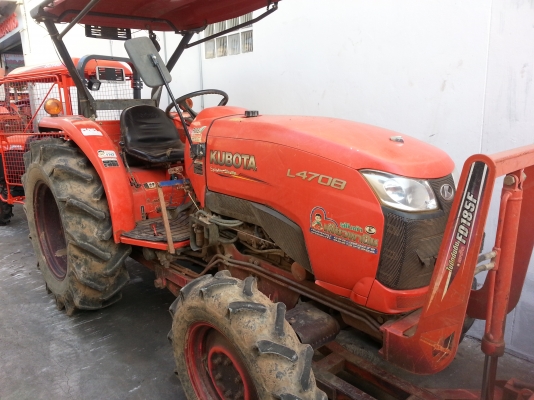 ขายรถไถคูโบต้า มือสองถูกม๊าก มาก L4708 พร้องอุปกรณ์ หน้า-หลัง ราคา 350,000