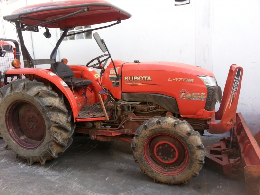 ขายรถไถคูโบต้า มือสองถูกม๊าก มาก L4708 พร้องอุปกรณ์ หน้า-หลัง ราคา 350,000