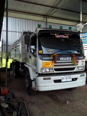 10ล้อดั้ม ISUZU DECA 270 UROII ปี49 ดั้มสามมิตร ลอนเฉียง