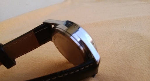 Camy Swiss movt (เครื่อง swiss) ไขลาน หน้าอวยพรตุ๊กตาจีน สายหนังใหม่ ขนาด 34 มม.(รวมเม็ด) สภาพ 90\%