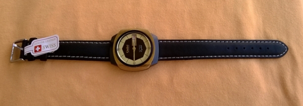 Cadet auto  กระจกเหลี่ยม เรือน stainless รมดำ