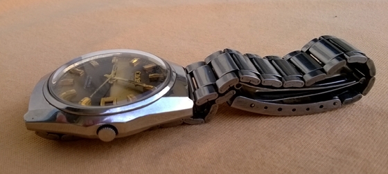 Cadet auto Swiss หน้าทูโทน ช่องบอกวันที่ อยู่หลักสาม ขนาด 38มม.(รวมเม็ด) สภาพ 90\%