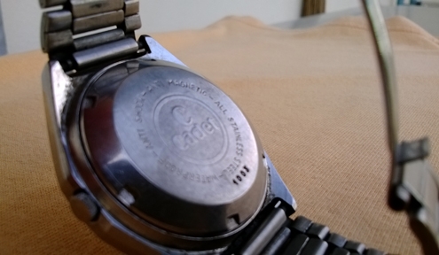 Cadet auto Swiss หน้าทูโทน ช่องบอกวันที่ อยู่หลักสาม ขนาด 38มม.(รวมเม็ด) สภาพ 90\%