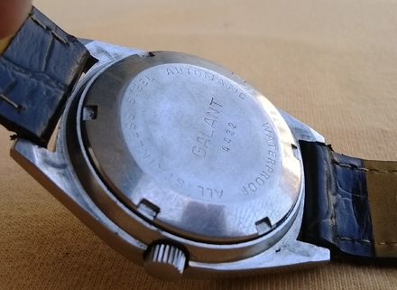 Galant swiss auto หน้าดำ ช่องบอกวัน/วันที่ อยู่หลักสาม สายหนังใหม่ ขนาด 36 มม. (รวมเม็ด) สภาพ 90\% Galant swiss auto หน้าดำ ช่องบอกวัน/วันที่ อยู่หลักสาม สายหนังใหม่ ขนาด 36 มม. (รวมเม็ด) สภาพ 90\%