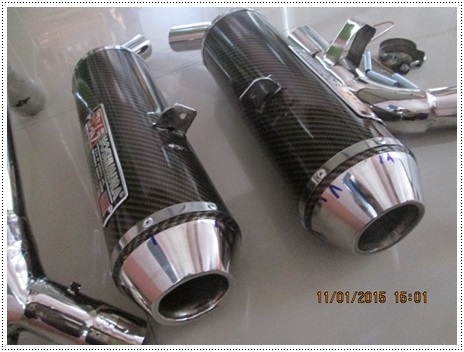 ท่อแต่ง benelli bn600 ตรงรุ่น ส่งทั่วไทย
