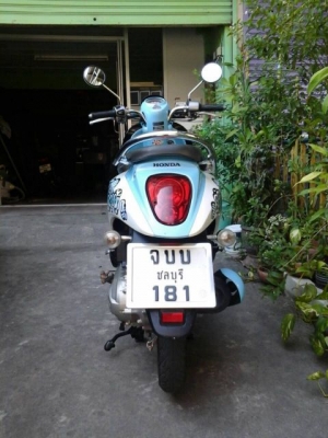 ขาย Honda Scoopy i ฟ้า-ขาว ปี2555 ราคา 23,500บาท ลดได้นะครับ