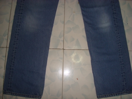 #9204#ยีนส์ลีวายส์ 501 ผ้าทราย ของแท้ มือสอง เอว34 ยาว32 made in usa
