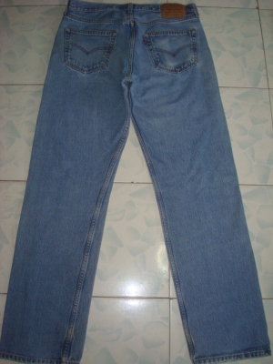 #9267# ยีนส์Levi's 501 ผ้าทราย ของแท้ มือสอง เอว34ครึ่ง ยาว 30 ตะเข็บสวย