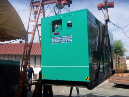 เครื่องปั่นไฟนำเข้าประกอบใหม่ 200 Kva.รับประกัน 12 เดือน