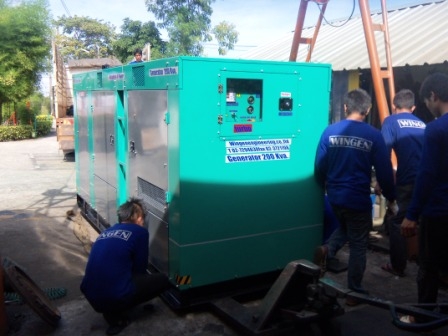 เครื่องปั่นไฟนำเข้าประกอบใหม่ 200 Kva.รับประกัน 12 เดือน