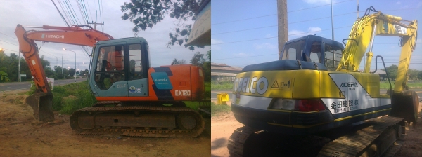 ขายรถขุด SK120-3 เก่านอกไม่เคยใช้งานในไทย