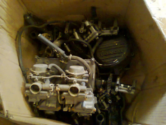 ขายทะเบียน Honda 400c.c ตัวรถNC21 ชุดโอนครบ พร้อมตัวรถยังไม่ได้ประกอบอีก1คันขับใช้งานได้ดีมีทะเบียนแท้ๆชุดโอนมีครบหมดครับ(ขายแบบนี้ครับเอาไปประกอบเองของครบ)