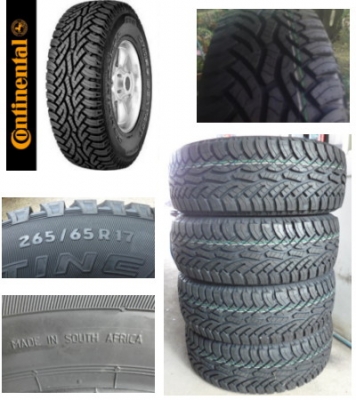 ยางใหม่ปี2013 ขนาด 265 65 17 AT ลดราคาส่งท้ายปี 17500บาท ชุดเดียวเท่านั้น