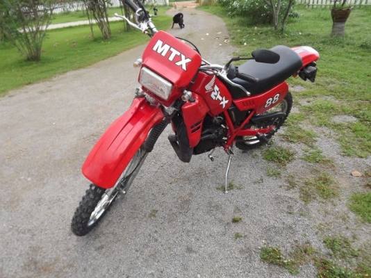 ฮอนด้า mtx 125 cc ทะเบียนพร้อมโอนและเป็นชื่อเจ้าของเอง รถสภาพเดิมๆ