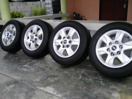 แม็กเชฟป้ายแดง ยางเปอเซน 215/65/16 แม็กเชฟป้ายแดง ยางเปอเซน 215/65/16