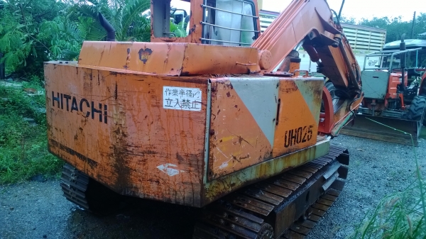 HITACHI UH025 (ขนาด60)แมคโฮ คีบไม้ เหล็ก ซื้อเช็คนอกมาไม่ได้ใช้ มีเอกสาร...