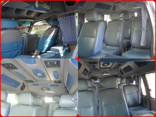 รถตู้ ช่วงยาว หลังสูง รถบ้านแท้ ติด LPGแล้ว