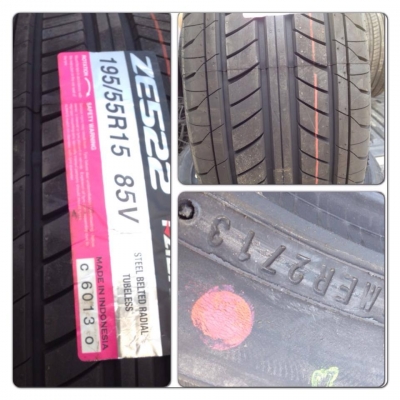 ขายยางใหม่ FALKEN ZE 522 ปี13 195-50/55-15 ชุดละ 6,800 บ. ถูกที่สุด!!!!