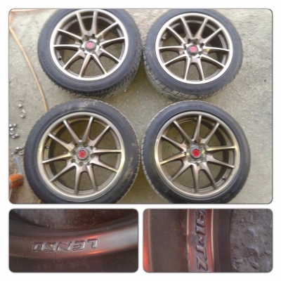 ขายล้อแม็กมือ2 LENSO SAMURAI ขอบ16 4 รู100/114+ยาง ราคา 8,500 บ.ถูก