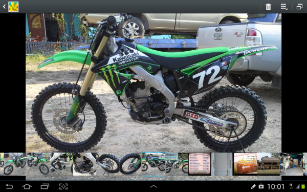 ขายมอไซด์วิบาก kxf 250 cc. 2011