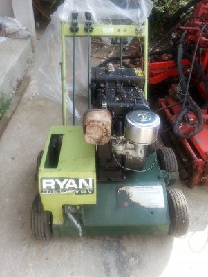 เครื่องซอยหญ้าสภาพดีมาก ( VERTI-CUT ON GREEN) RYAN MATAWAY   พร้อมให้คำปรึกษาและแนะนำวิธีการใช้