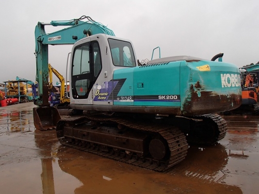 รถแบคโฮเก่าญี่ปุ่น Kobelco SK200-6E (mark 6 - YN08)