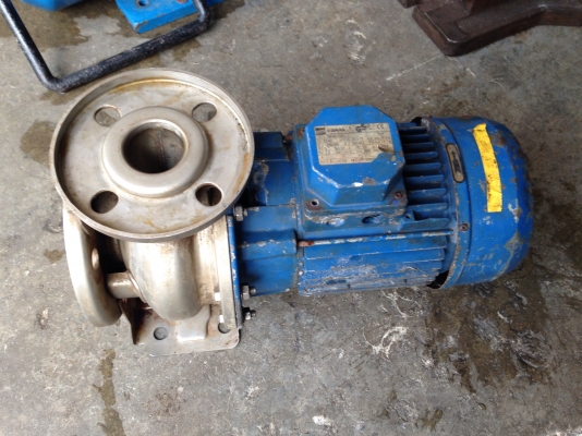 ขายปั้มน้ำหอยโข่งหัวสแตนเลส Ebara 3 HP. 380 V เข้า 2.5 นิ้ว ออก 1.5 นิ้ว สภาพสวย วิ่งนิ่มพร้อมใช้งาน