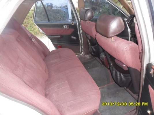 ขายรถโตโยต้าคราวMs132ปี90เครื่อง1Jหัวฉีดเกียร์ออโต้ติดแก๊สLPGเพาเวอร์ภายในเดิมๆแอร์หน้า-หลังตัวถังมีทำสีบ้างยางดีเครื่องดีช่วงล่างแน่นประหยัดรถขับดีครับภาษีปี57ขายวิ่งทางไกลได้เลยครับ