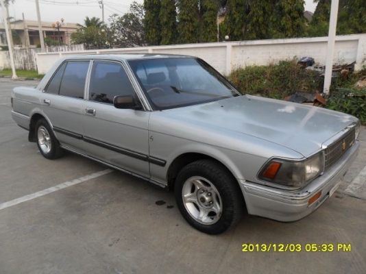 ขายรถโตโยต้าคราวMs132ปี90เครื่อง1Jหัวฉีดเกียร์ออโต้ติดแก๊สLPGเพาเวอร์ภายในเดิมๆแอร์หน้า-หลังตัวถังมีทำสีบ้างยางดีเครื่องดีช่วงล่างแน่นประหยัดรถขับดีครับภาษีปี57ขายวิ่งทางไกลได้เลยครับ