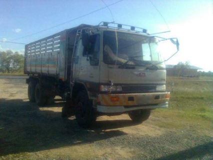 ขายรถบรรทุกสิบล้อดั๊มพ์ HINO 1M เครื่องเดิม 220 แรง เกียร์เดิม 2 เพลา ดั๊มพ์มิเนียม