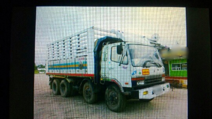 ขายรถบรรทุกพ่วงดั๊มพ์ Mitsubishi M 6 Euro 2 แก๊สร่วม แม่ 12 ล้อ ลูก 3 คานแท้