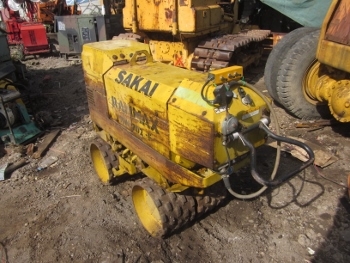 ขาย-รถบดเดินตาม SAKAI ระบบสั่นสะเทือน ล้อเหล็ก 2 ล้อ เครื่องดีเซล 1 สูบ พร้อมใช้งาน มือสองเก่าญี่ปุ่น