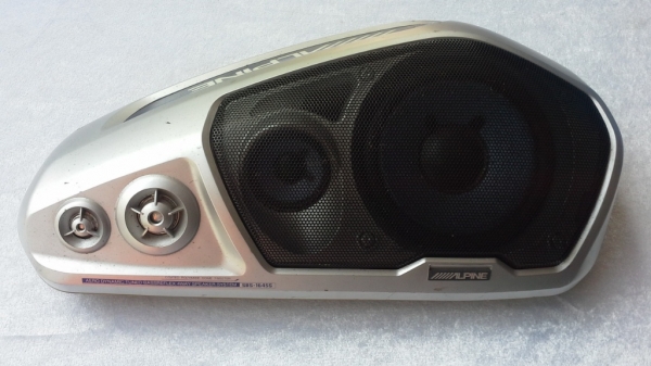 ลำโพงกล่อง Alpine ขับแยก เบส กลาง แหลม