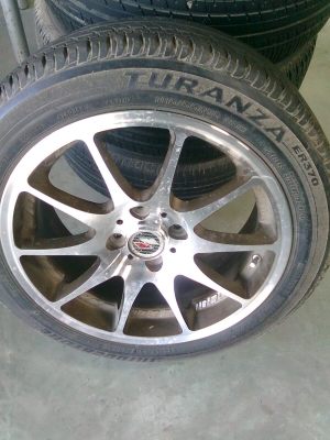 R16X7 4/100 ล้อยางใหม่แต่ตั่งนานฝุ่นเยอะเลยเป็นอย่างที่เห็นครับ