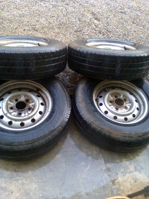 กะทะ+ยาง195R14 คุ้มๆยางดีวิ่งบรรทุกสบาย