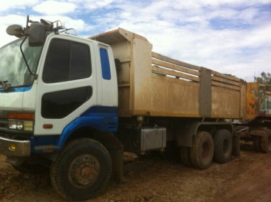 ขายรถบรรทุกสิบล้อดั๊มพ์ Mitsubishi turbo ซีเรียล 3,5&times;&times; หัว M6 เครื่อง 6d16 turbo inter เกียร์อิตั้น ยางดี 10 เส้น