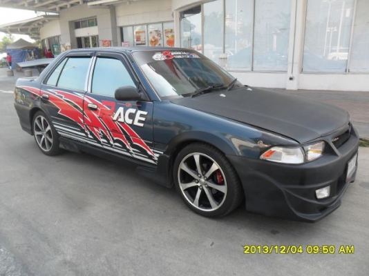 ขายรถโตโยต้าหน้ายิ้มปี92เครื่อง3Sหัวฉีดเกียร์ออโต้เพาเวอร์ภายติดแก๊สLPGในทำใหม่เกจ์วัดเครื่องเสียงจอสไลแม็ก17ยางใหม่ๆชุดแต่งรอบคันของทุกอย่างตามรูปครับภาษี57เอกสารพร้อมครับผม