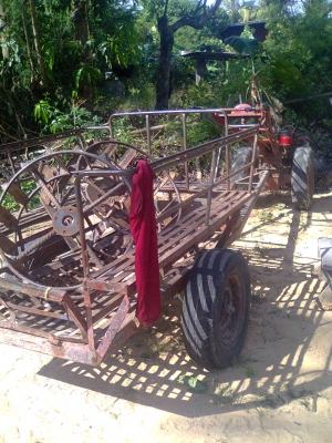 ขายรถไถนาเดินตามคูโบต้า 8.0แรงพร้อมเทเลอร์คาดไถครบชุด