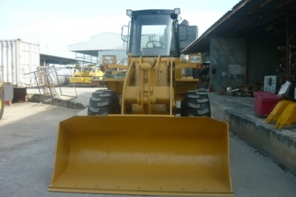 รถตักล้อยาง Cat 910E รถเก่านอก นำเข้าจากญี่ปุ่น ยังไม่เคยผ่านงานในไทย100\% พร้อมใช้งาน เอกสารครบ