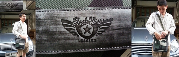 สะพายข้าง MISSION ขนาดใส่ ipad ... สะพายแล้วหญิงติดตรึม ไม่เชื่อเข้าไปดู...555