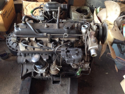 ขายเครื่องยนต์เบนซิน 4Y  เครื่องเก่าญี่ปุ่น พร้อมหัวหมูเกียร์ใส่ TOYOTA 6FG30