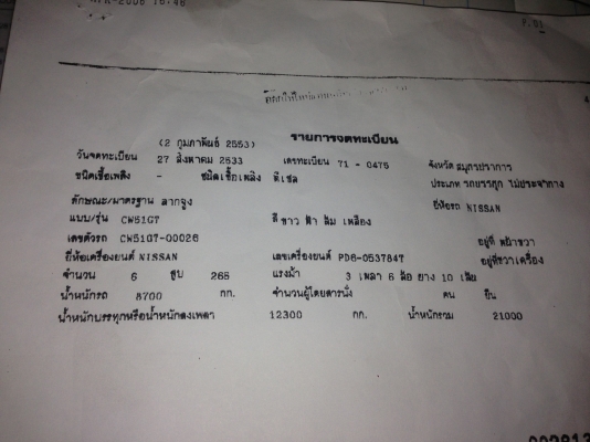 ขายหัวลาก NISSAN - CW51